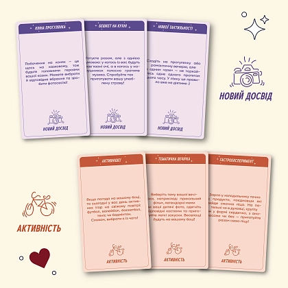 Настольная игра 100 невероятных свиданий, бренду ORNER, для 2-2 гравців - 4 - KUBIX