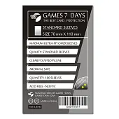 Мініатюра товару Протектори Games7Days (70 х 110 мм) Standard Magnum Ultra-Fit (100 шт) - 1