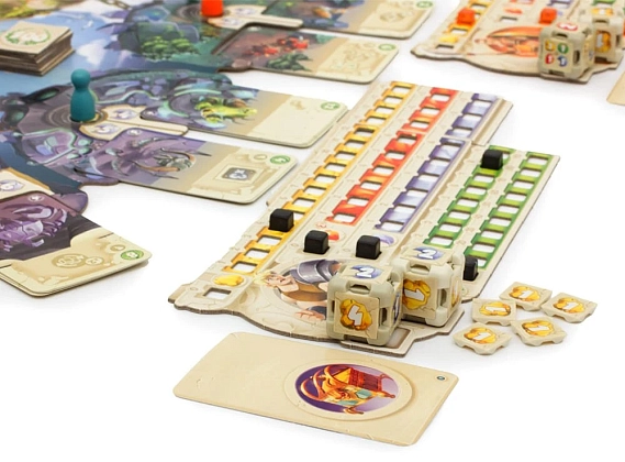 Настольная игра Кузня долі (Dice Forge), бренду Geekach Games, для 2-4 гравців, час гри < 60мин. - 7 - KUBIX