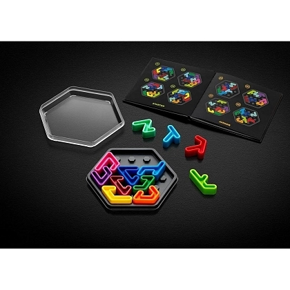 Настільна гра IQ Делюкс. Шестикутник (IQ Hexagon), бренду Smart Games, для 1-1 гравців, час гри < 30хв. - 3 - KUBIX