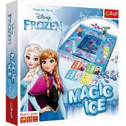 Настільна гра Магія Льоду. Крижане серце (Frozen: Magic Ice), бренду Trefl, для 2-4 гравців, час гри < 30мин. - KUBIX