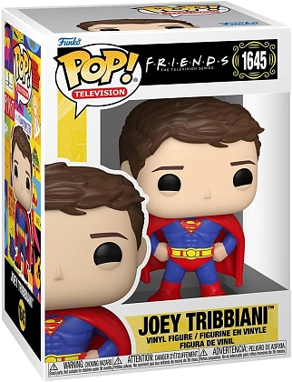Игровая фигурка FUNKO POP! Джои в костюме Супермена (Joey Tribbiani (Superman Costume)) TV: Друзья #1645, бренду Funko - KUBIX