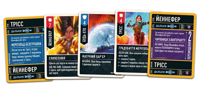 Настольная игра Unmatched: The Witcher. Упадок миров (Realms Fall), бренду Geekach Games, для 2-3 гравців, час гри < 30мин. - 4 - KUBIX