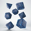 Мініатюра товару Набір кубиків Elvish Cobalt & Silver Dice Set - 1