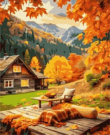 Картина за номерами Осінь за містом (40х50 см)