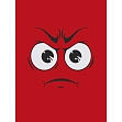 Миниатюра товара Картина по номерам Эмоции Злость (30х40 см) - 1