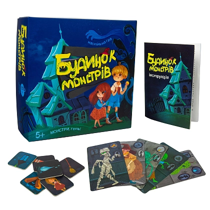 Настольная игра "Дом монстров", бренду Strateg, для 2-12 гравців, час гри < 30мин. - 3 - KUBIX