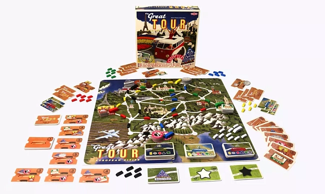Настільна гра Чудова подорож (The Great Tour: European Cities), бренду Tactic, для 3-6 гравців, час гри < 30хв. - 4 - KUBIX