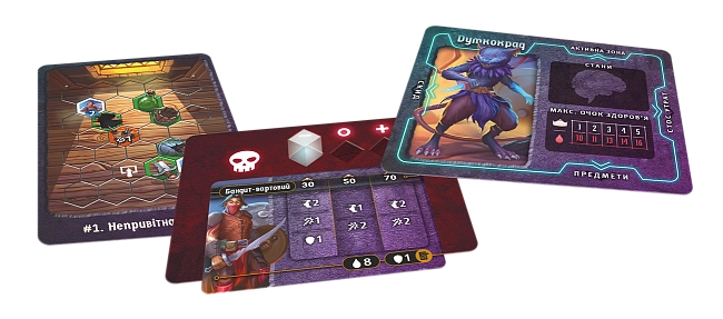 Настольная игра Темная гавань. Пуговицы и насекомые (Gloomhaven: Buttons & Bugs), бренду Lord of Boards, для 1-1 гравців, час гри < 30мин. - 6 - KUBIX