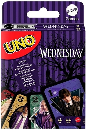 Купити Настільна гра UNO Wednesday (Уно Венздей), бренду Mattel - KUBIX Настільна гра UNO Wednesday (Уно Венздей), бренду Mattel, для 2-10 гравців, час гри < 30хв. - KUBIX