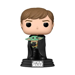 Игровая фигурка FUNKO POP! ЛЮК И МАЛЮК (Luke Skywalker with Grogu) Star Wars #482