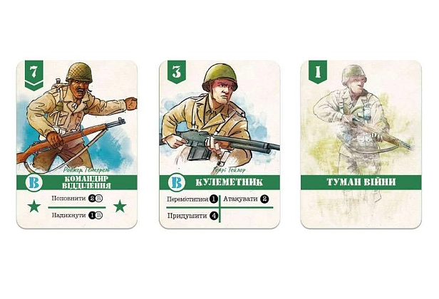 Настільна гра Відважні. Нормандія (Undaunted: Normandy), бренду Lord of Boards, для 2-2 гравців, час гри < 60хв. - 6 - KUBIX