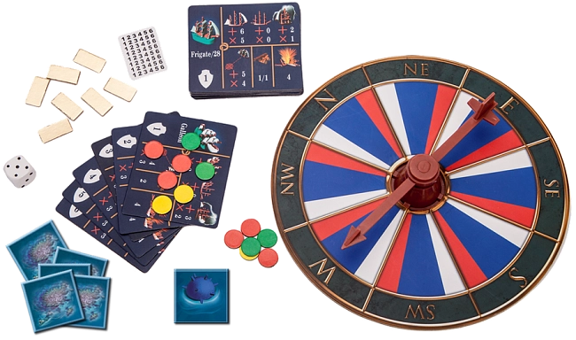 Настільна гра Адмірал (Admiral), бренду Bombat Game, для 2-6 гравців, час гри > 60хв. - 3 - KUBIX