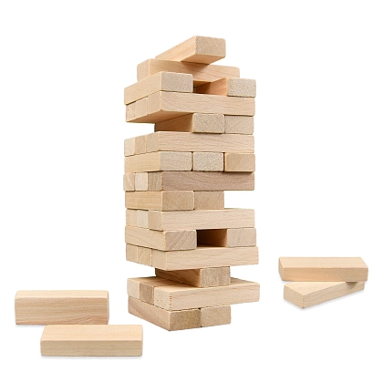 Настольная игра Джанга 45 брусков (Дженга), бренду Strateg, для 2-6 гравців - 4 - KUBIX