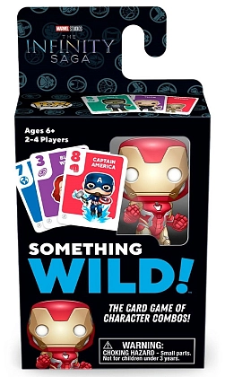 Настільна гра Funko Something Wild: Marvel Infinity Saga. Iron Man (Залізна людина), бренду Funko, для 2-4 гравців, час гри < 30хв. - KUBIX