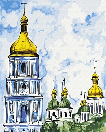 Картина по номерам Софія Київська (40х50 см)