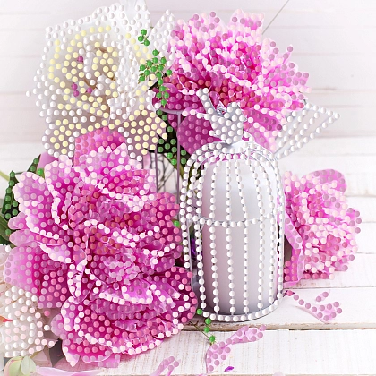 Алмазная мозаика Утреннее нежность на бумажной основе (18х18 см), бренду Strateg - KUBIX