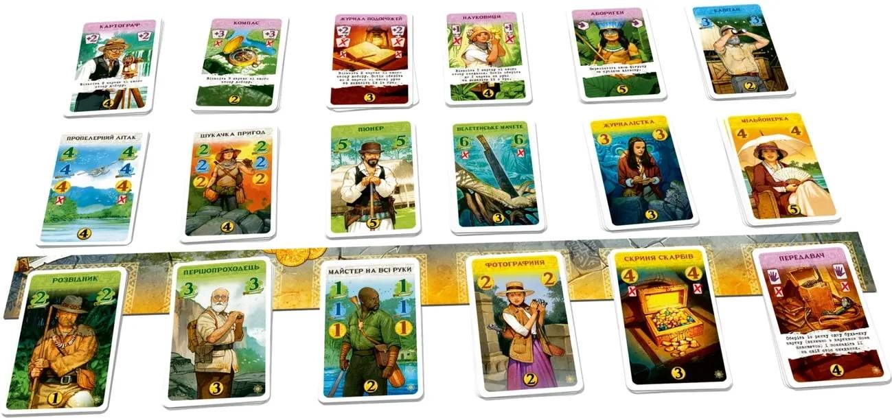 Настольная игра В поисках Эльдорадо (The Quest for El Dorado), бренду Games 7Days, для 2-4 гравців, час гри < 30мин. - 7 - KUBIX