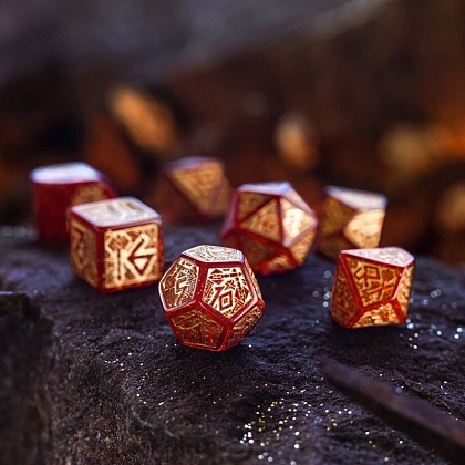 Набор кубиков Dwarven Jewels Modern Dice Set - 3 - KUBIX