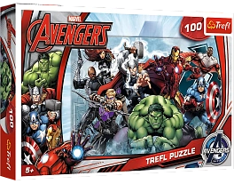 Пазл MARVEL: Время атаковать (100 шт.)