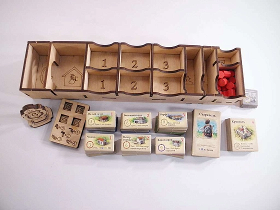  Органайзер для настільної гри Пуерто-Ріко (Organizer for boardgame Puerto Rico), бренду Tower Rex - 3 - KUBIX