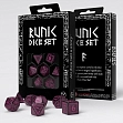 Мініатюра товару Набір кубиків Runic Shimmering black with magenta Dice Set - 1