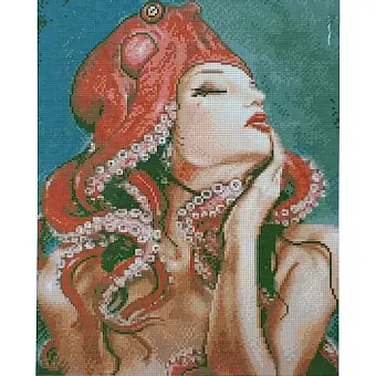 Алмазная мозаика Морская женственность (40х50 см)