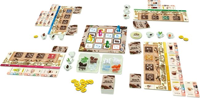 Настільна гра Моя кавʼярня (Coffee Rush), бренду Games 7Days, для 2-4 гравців, час гри < 30хв. - 3 - KUBIX