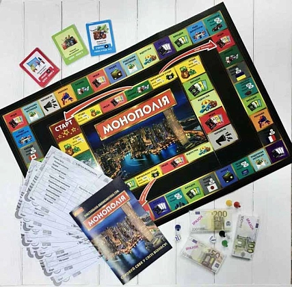 Настольная игра Монополия, бренду Ранок, для 2-6 гравців, час гри < 30мин. - 2 - KUBIX