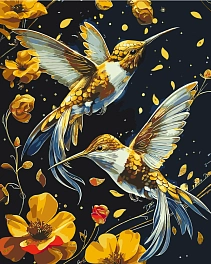 Картина по номерам Танец птиц (40х50 см)