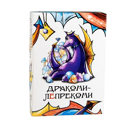 Настольная игра Драконы-Лепреконы, бренду Strateg, для 2-4 гравців, час гри < 30мин. - KUBIX