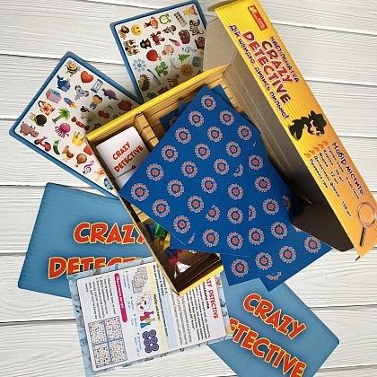 Настольная игра Crazy Detective (Безумный детектив), бренду Ранок, для 2-4 гравців, час гри < 30мин. - 2 - KUBIX