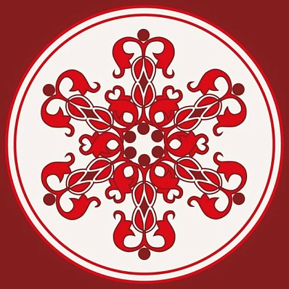 Картина по номерам Круглий орнамент (30х30 см), бренду Art Craft - KUBIX