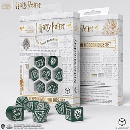 Набор кубиков Harry Potter. Slytherin Modern Dice Set - Green