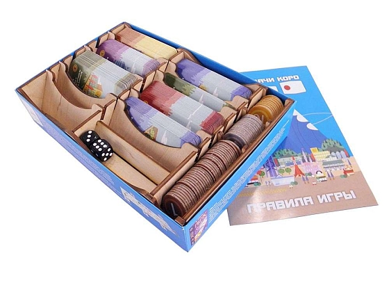 Органайзер для настольной игры Мачи Коро, бренду Tower Rex - 3 - KUBIX