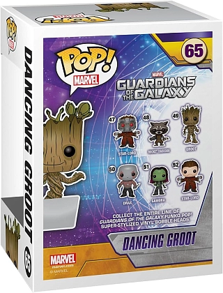 Игровая фигурка FUNKO POP! Грут, танцующий (Dancing Groot) Marvel. Guardians of the Galaxy 3 #65, бренду Funko - 3 - KUBIX