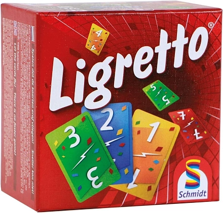 Настольная игра Лігретто красный (Ligretto Red), бренду YellowBox, для 2-4 гравців, час гри < 30мин. - KUBIX