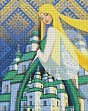 Миниатюра товара Алмазная мозаика Берегиня Свято-Троицкого Собора (40х50 см) - 1