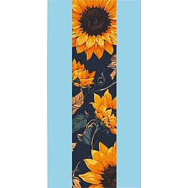 Картина по номерам Цветок солнца подсолнечник (40х80 см)