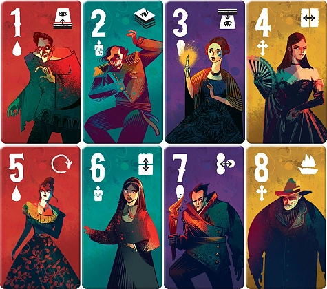 Настільна гра Дракула проти Ван Гельсінґа (Dracula vs Van Helsing), бренду Games 7Days, для 2-2 гравців, час гри < 30хв. - 5 - KUBIX