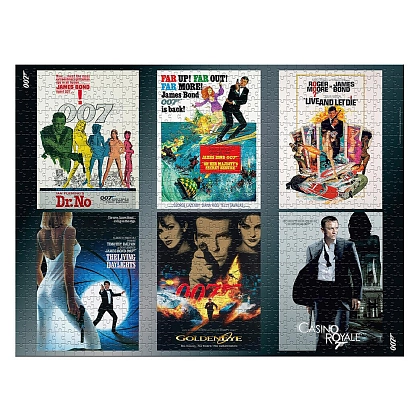 Пазл JAMES BOND 007 Actor Debut Poster (1000 шт.) - 2 - KUBIX