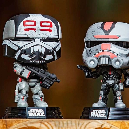 Игровая фигурка FUNKO POP! ОХОТНИК (Hunter) Star Wars: #446, бренду Funko - 3 - KUBIX