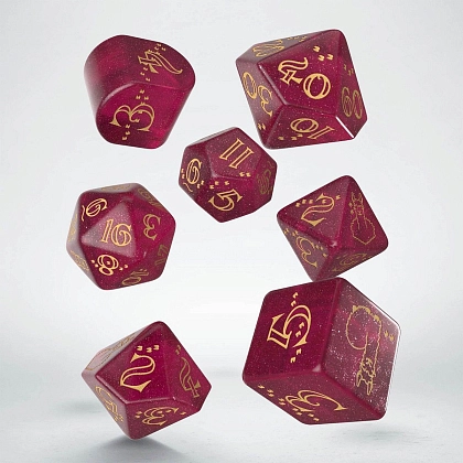 Набір кубиків Llama Puffy Modern Dice Set (7), бренду Q-Workshop - 2 - KUBIX