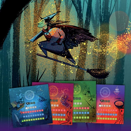 Настільна гра Відьомська круговерть (Whirling Witchcraft), бренду Ігромаг, для 2-5 гравців, час гри < 30хв. - 15 - KUBIX