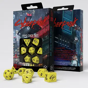 Набор кубиков Cyberpunk Red Dice Set: Danger Zone - KUBIX Набор кубиков Cyberpunk Red Dice Set: Danger Zone