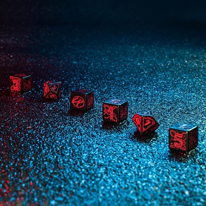Набір кубиків Cyberpunk Red: Night City Essential Set - 3 - KUBIX