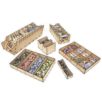 Органайзер для настольной игры Arkham Horror 3rd Edition (Organizer for boardgame Arkham Horror 3rd Edition), бренду Tower Rex - 5 - KUBIX