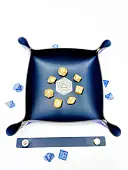 Миниатюра товара Лоток для кубиков D20 синий Dice Tray - 7