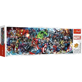 Панорамный пазл Присоединяйся к Вселенной Marvel (1000)