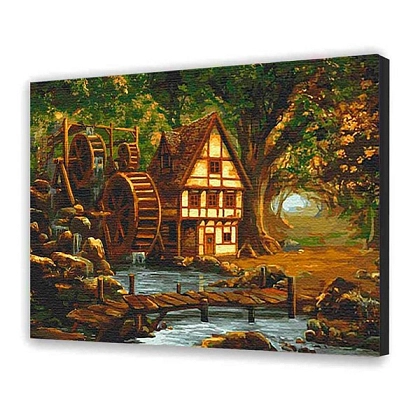 Картина по номерам Млын в заколдованном лесу (40х50 см), бренду Art Craft - KUBIX